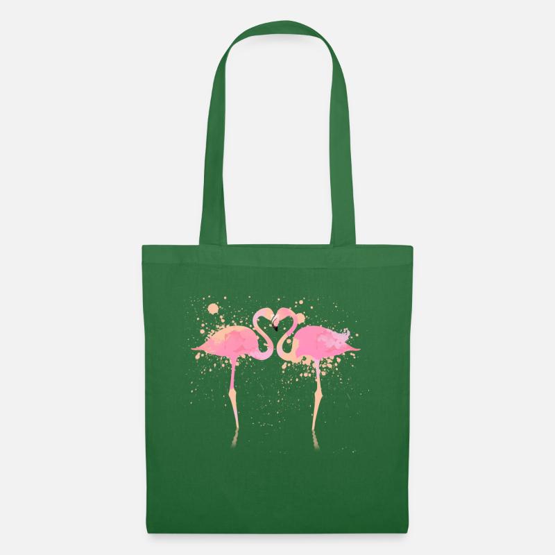Flamingos - Stoffbeutel - Fichte