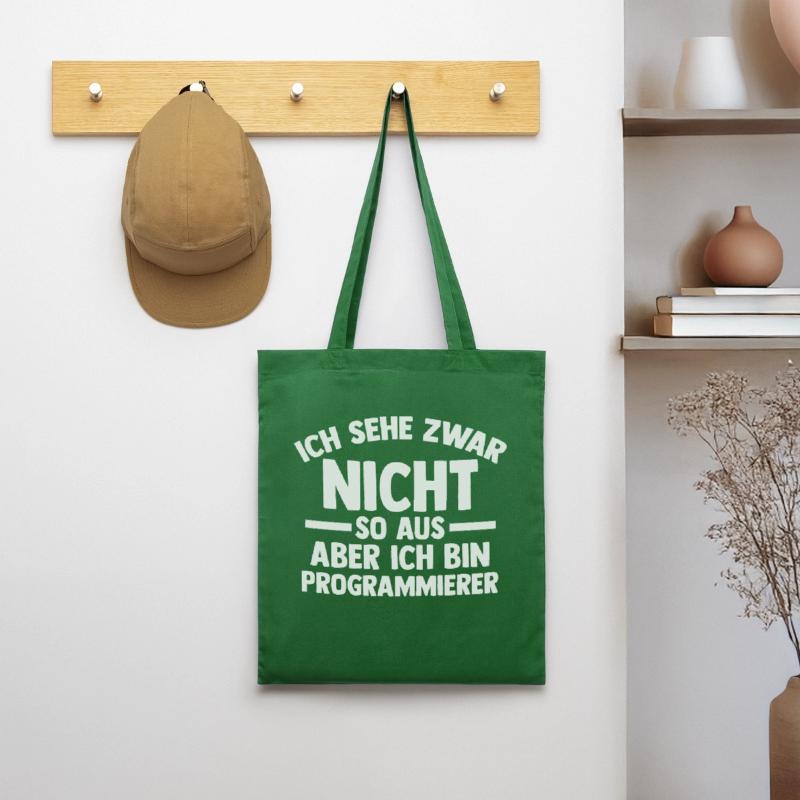 Programmieren Entwickler Coder Programmierer Stoffbeutel