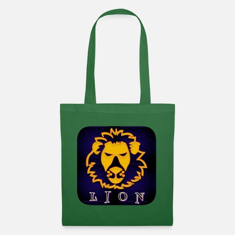 LION (Löwe) - Stoffbeutel - Fichte