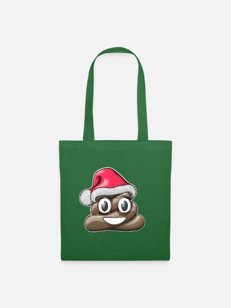 Weihnachtsmann Haufen Kacke - Stoffbeutel - Fichte