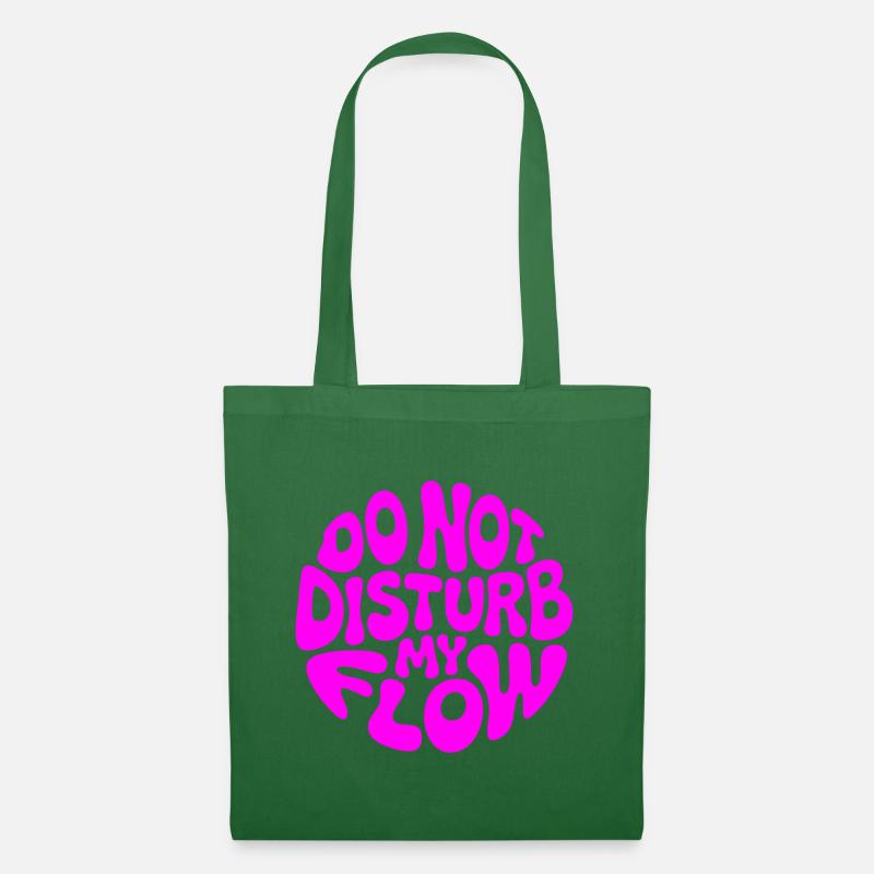 Nicht stören Sie meinen Flow Pink Branded - Stoffbeutel - Fichte