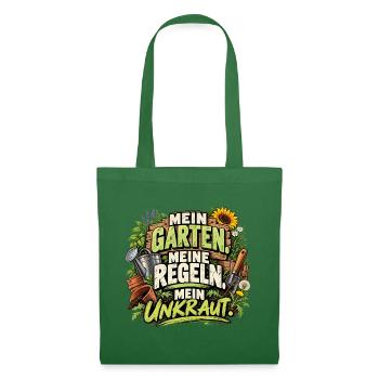 Mein Garten. Meine Regeln. Mein Unkraut. - Stoffbeutel - Fichte - Vorne