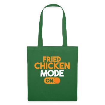 Foodaholic Lifestyle Gebratenes Huhn Fast Food Ges - Stoffbeutel - Fichte - Vorne