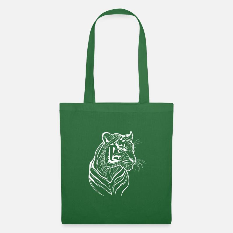Tigerkunst - Stoffbeutel - Fichte