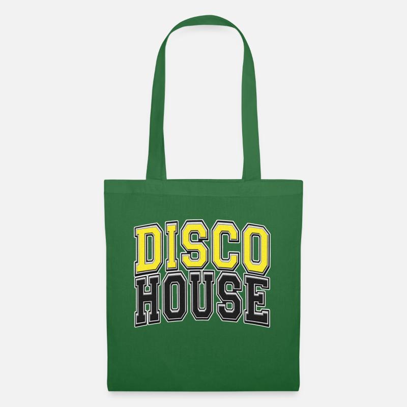 Disco House Varsity Stil - Stoffbeutel - Fichte