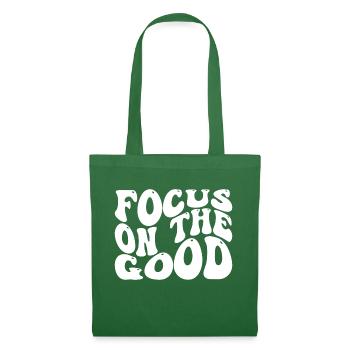 Focus On the Good Self Love Inspirational Quote - Stoffbeutel - Fichte - Vorne