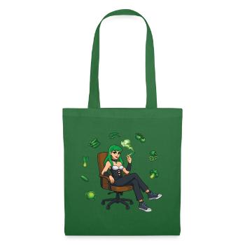 BE GREEN #1 - nice people - Sac en tissu - vert sapin - Devant