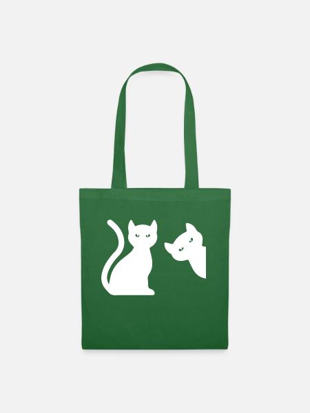Cat Katze - Stoffbeutel - Fichte