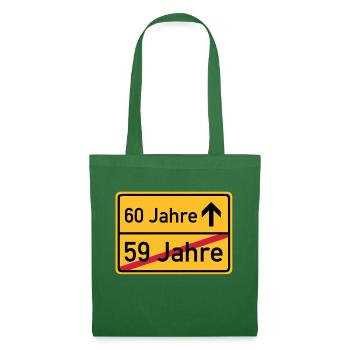 ortsschild_59__jahre__f3 - Stoffbeutel - Fichte - Vorne