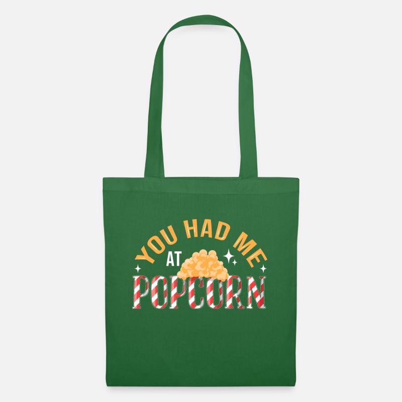 Pop-corn - Sac en tissu - vert sapin