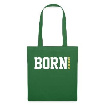 18th birthday Young girls 18 years 2005 funny - Tote Bag - evergreen - Front