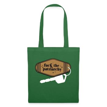 Fuck the patriarchy key chain on the ground - Tote Bag - evergreen - Front