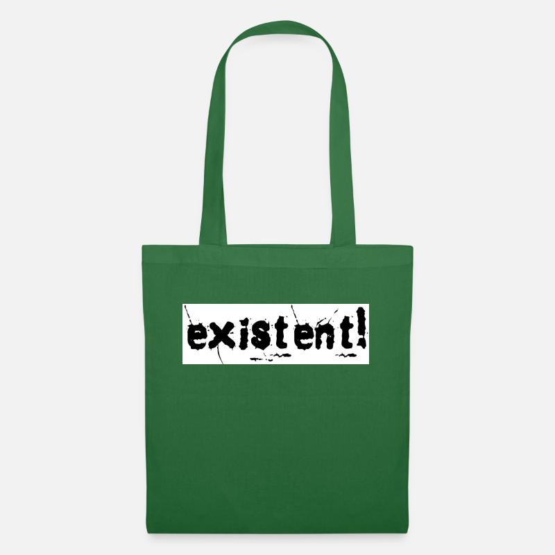 EXISTENT (weiß) - Stoffbeutel - Fichte