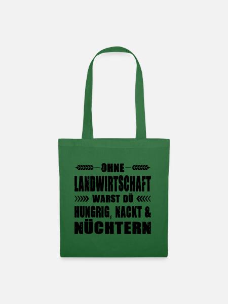 Landwirt Demo Protest Bauerndemo Bauer Traktor - Stoffbeutel - Fichte