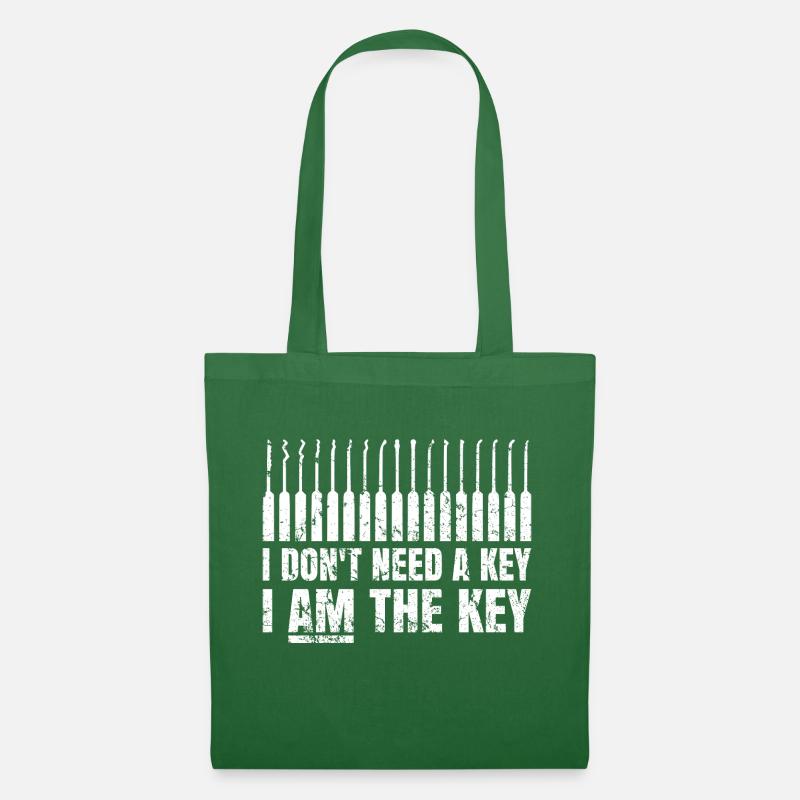 Lockpicking Lock Picking Tool - Tote Bag - evergreen