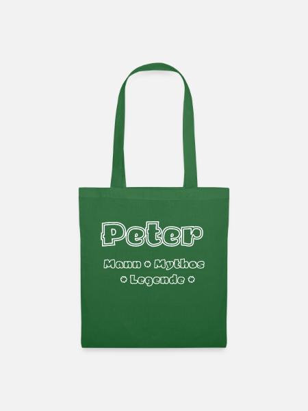 Peter - Mann, Mythos, Legende - Stoffbeutel - Fichte