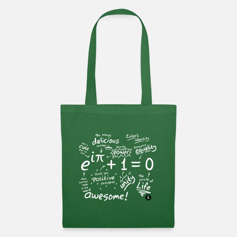 L’identité d’Euler - Sac en tissu - vert sapin