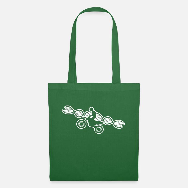 Motorcross Mofa Motorradfahrer Geschenk Motorrad - Stoffbeutel - Fichte