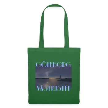 Göteborg est la perle de la côte ouest. - Sac en tissu - vert sapin - Devant