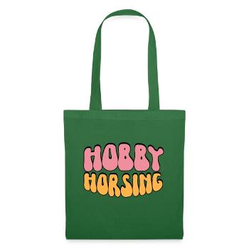 Retro Hobby Horsing Hobby Horse Riding - Tote Bag - evergreen - Front