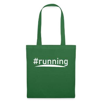 Marathon Running Run jogging - Tote Bag - evergreen - Front