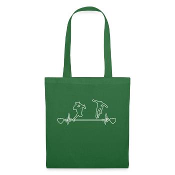 Skateboard Longboard Skating Skater Skateboarding - Tote Bag - evergreen - Front
