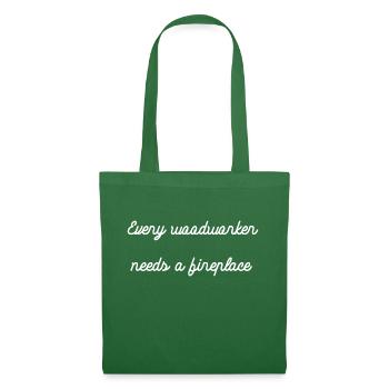 Funny quote Lumber Job Tools Forestry Felling - Tote Bag - evergreen - Front