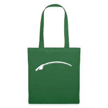 Canne à pêche - Sac en tissu - vert sapin - Devant