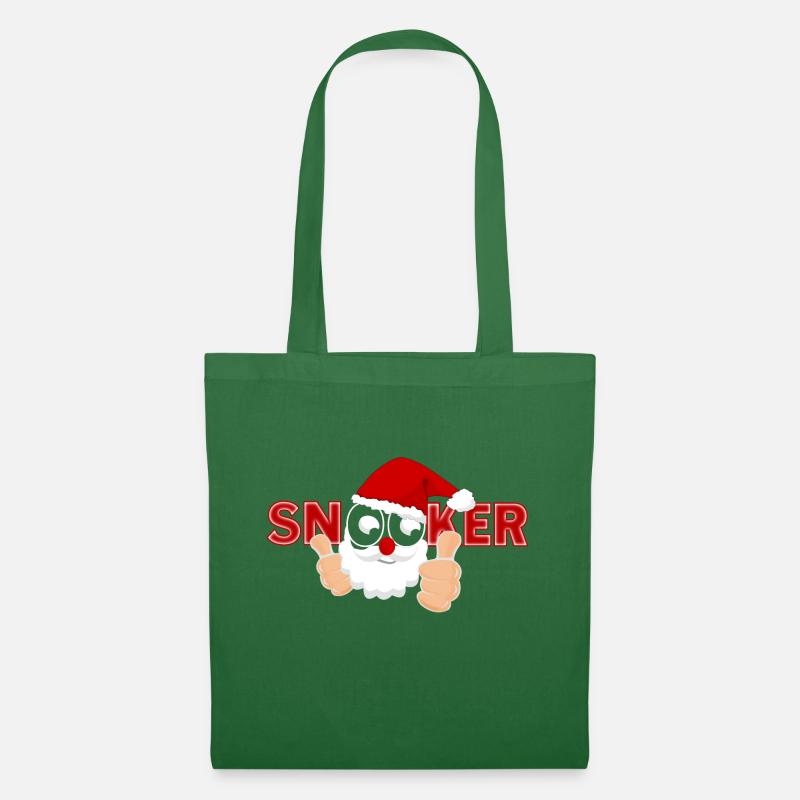 Snooker Funny Christmas Billard - Stoffbeutel - Fichte