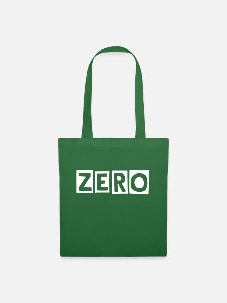 Zero weiß - Stoffbeutel - Fichte