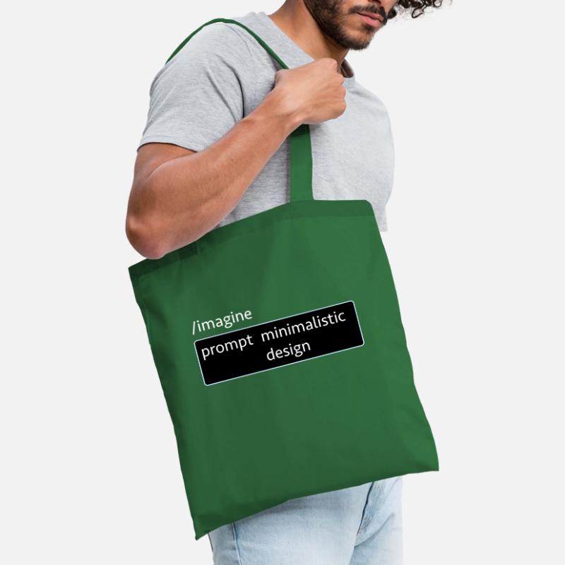 Conception d’image AI-Prompt Dire informatique AI Computer Sac en tissu