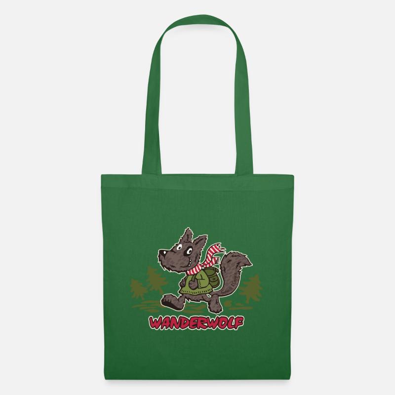 Wanderwolf - Tote Bag - evergreen