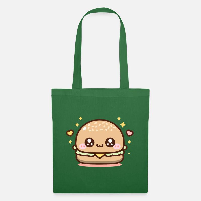 Cute Cheese Burger - Stoffbeutel - Fichte