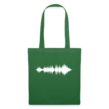 Musique de diagramme - Sac en tissu - vert sapin - Devant