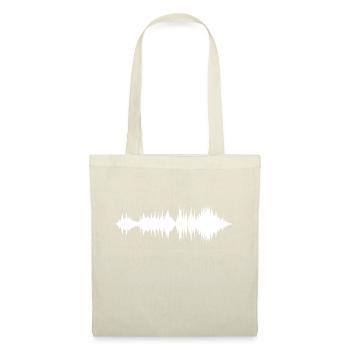 Waves amplitude rash curve diagram music - Tote Bag - nature - Front
