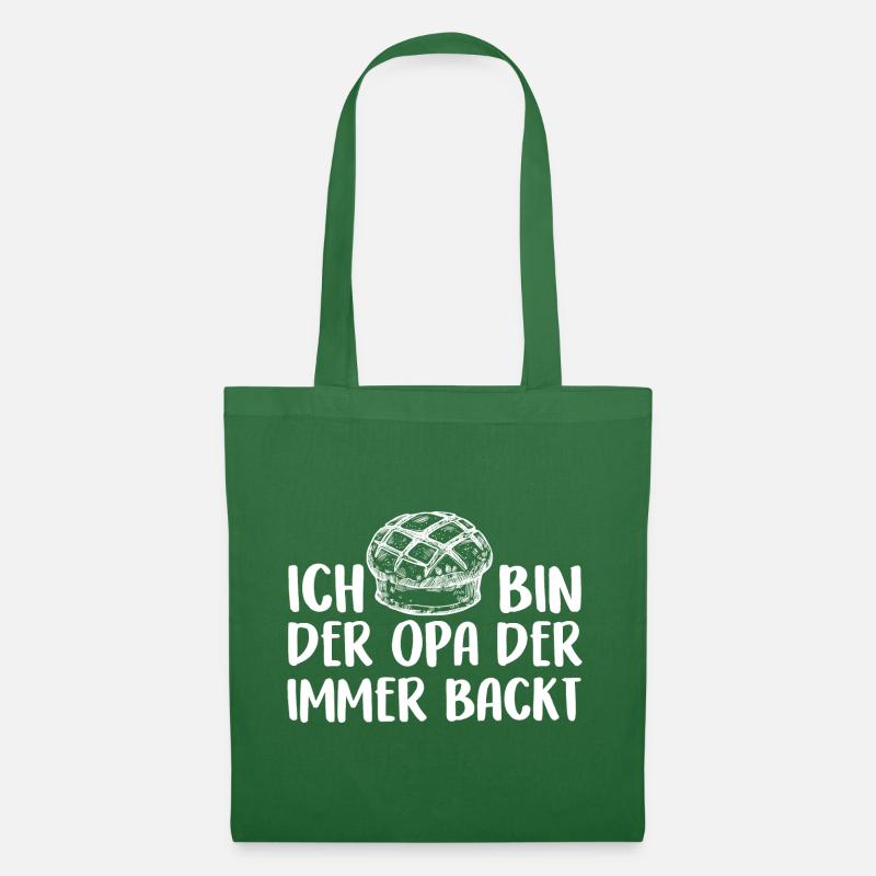 Der Opa backt Brot - Stoffbeutel - Fichte