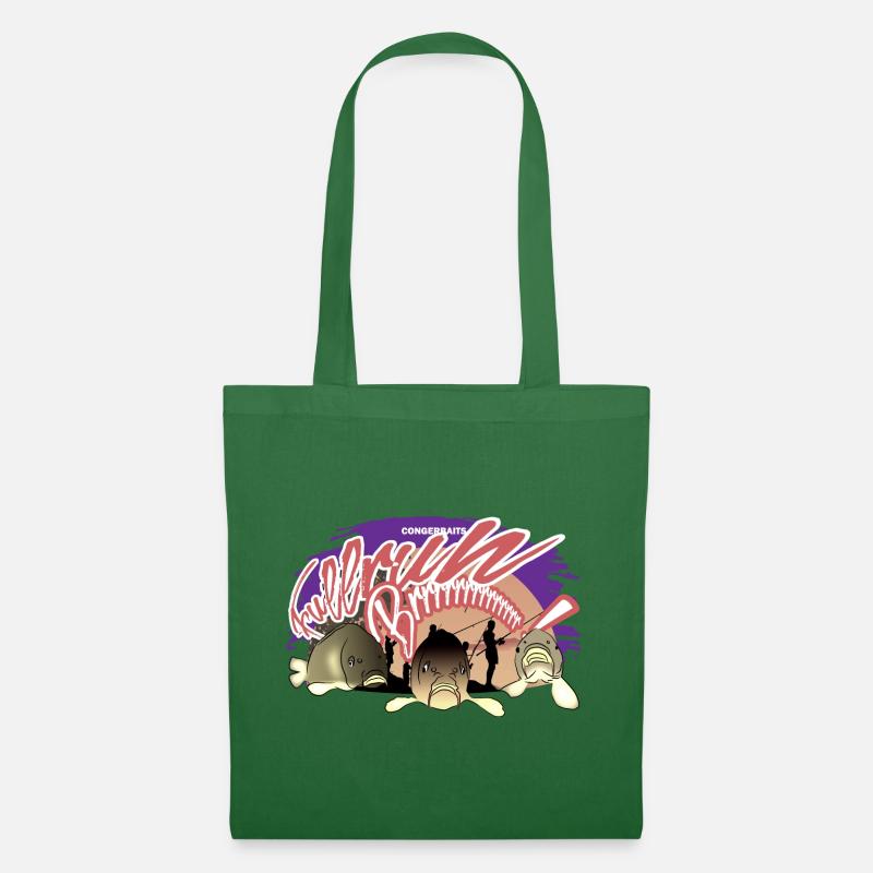 Angler Gift Idea Cool Carp - Tote Bag - evergreen