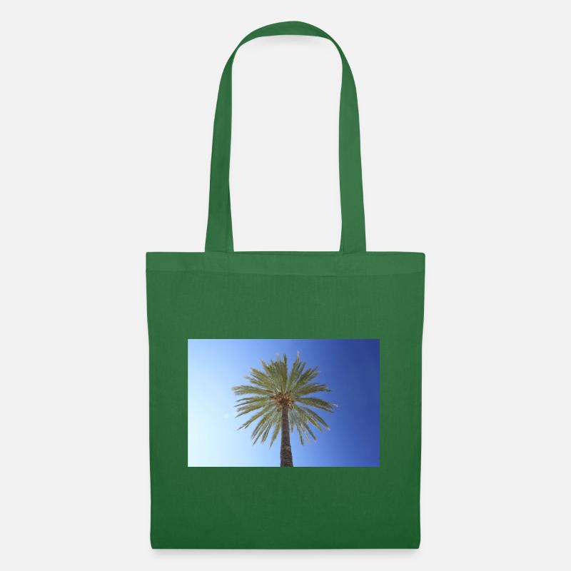 Palme mit blauem Himmel - Urlaubsfeelinge - Stoffbeutel - Fichte