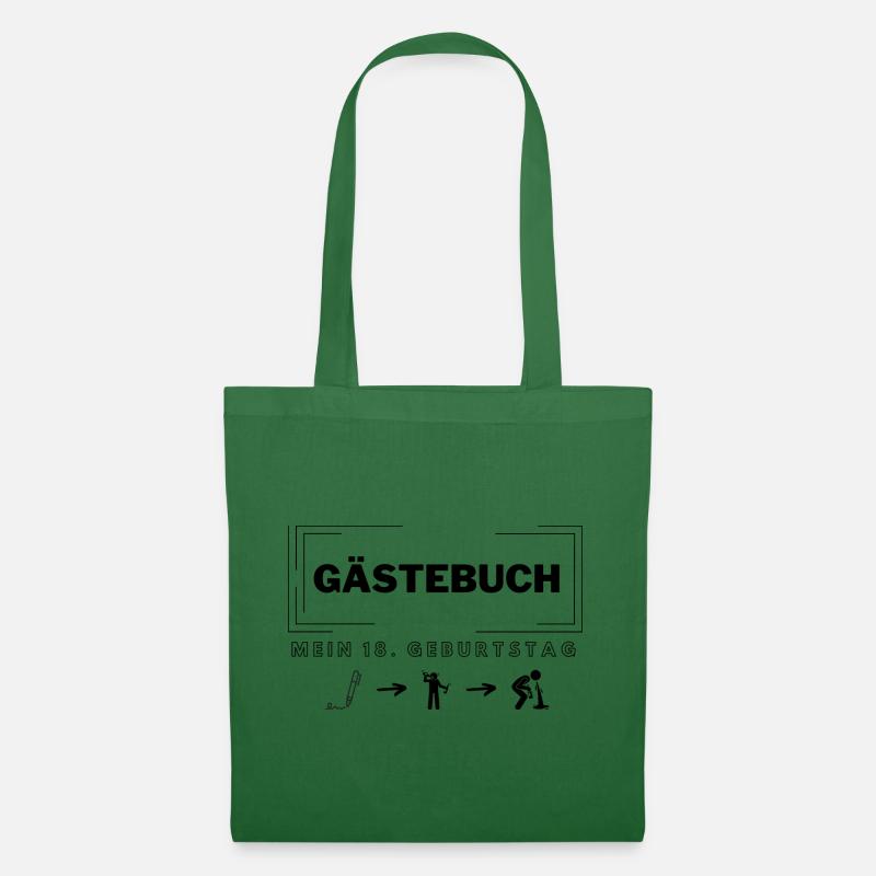 Gästebuch „Mein 18. Geburtstag“ - Stoffbeutel - Fichte
