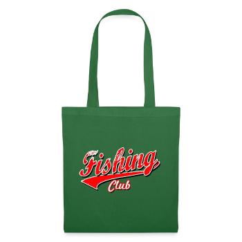 poisson pêcheur pêcheur club de pêche pêche au brochet casquette - Sac en tissu - vert sapin - Devant