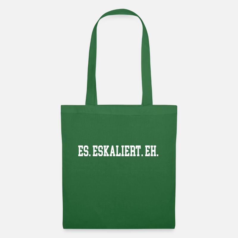 Es Eskaliert Eh lustiger Spruch - Stoffbeutel - Fichte