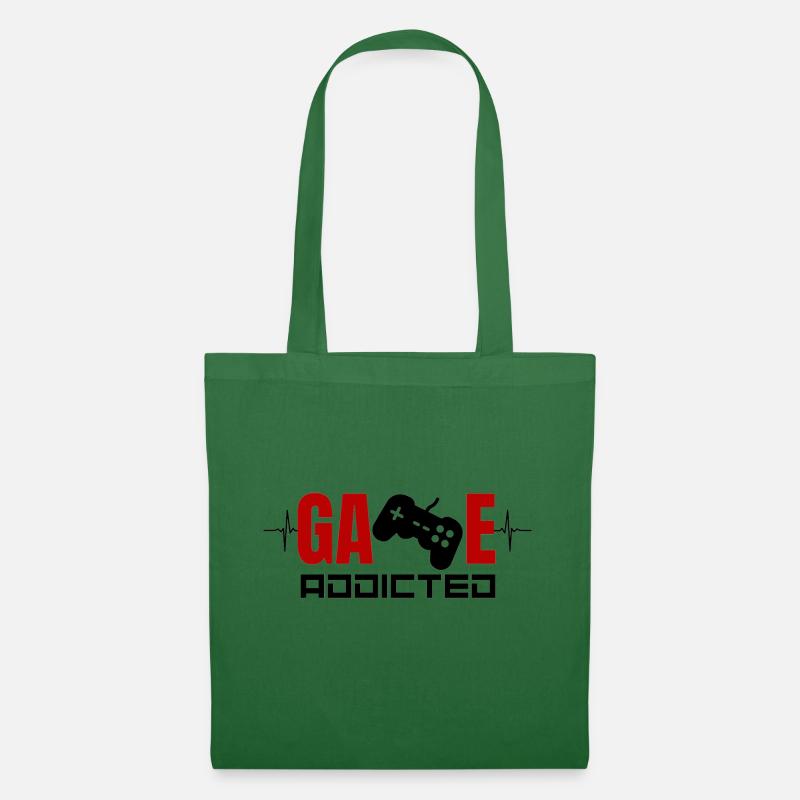Game Addicted - Tote Bag - evergreen