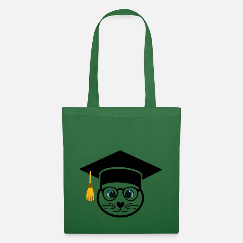 Chat de l’université - Sac en tissu - vert sapin
