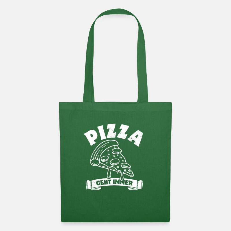 Pizza geht immer - Pizza Fan - Spruch - Stoffbeutel - Fichte