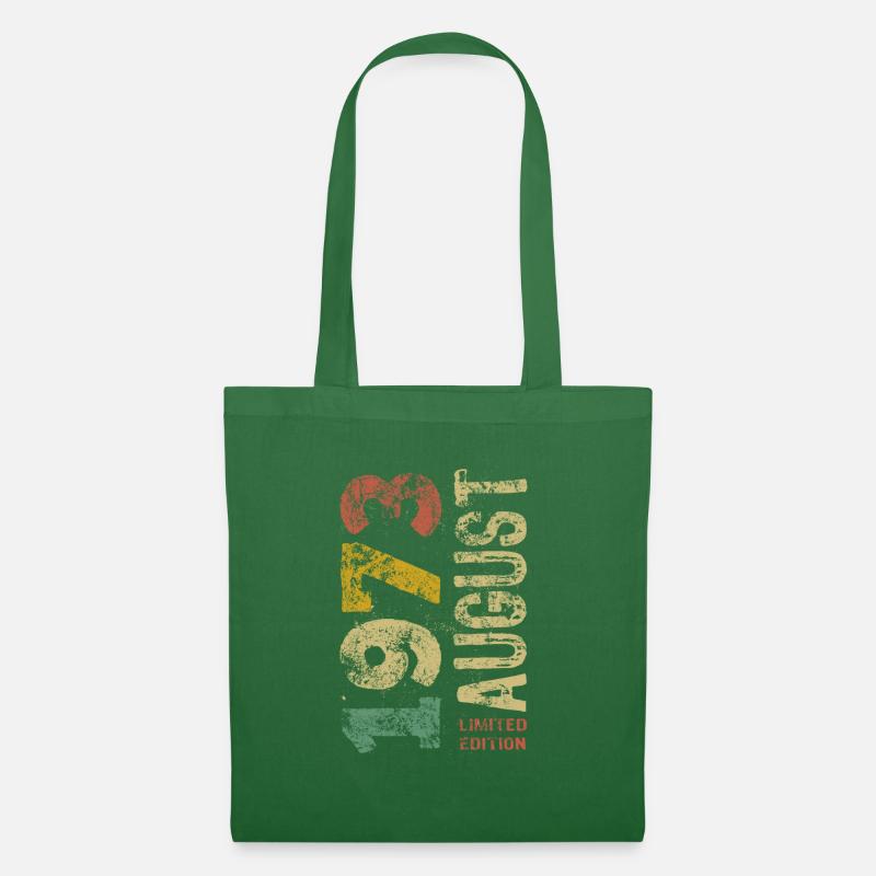 Limited Edition August 1973 Geburtstag - Geschenk - Stoffbeutel - Fichte