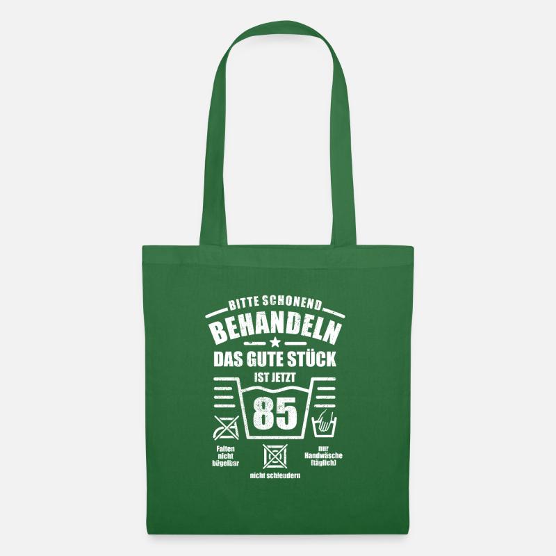 Schonend behandeln - 85. Geburtstag Geschenk - Stoffbeutel - Fichte