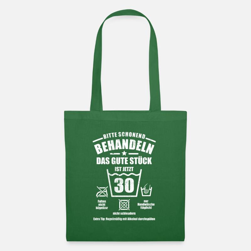 Schonend behandeln - 30. Geburtstag Geschenk - Stoffbeutel - Fichte