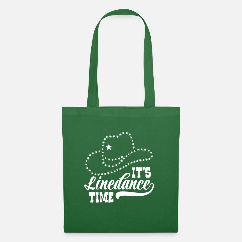 Linedance Linedancing Country Fan - Geschenk - Stoffbeutel - Fichte