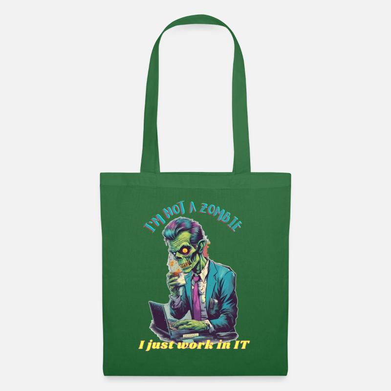 Zombie-IT-Arbeiter - Stoffbeutel - Fichte