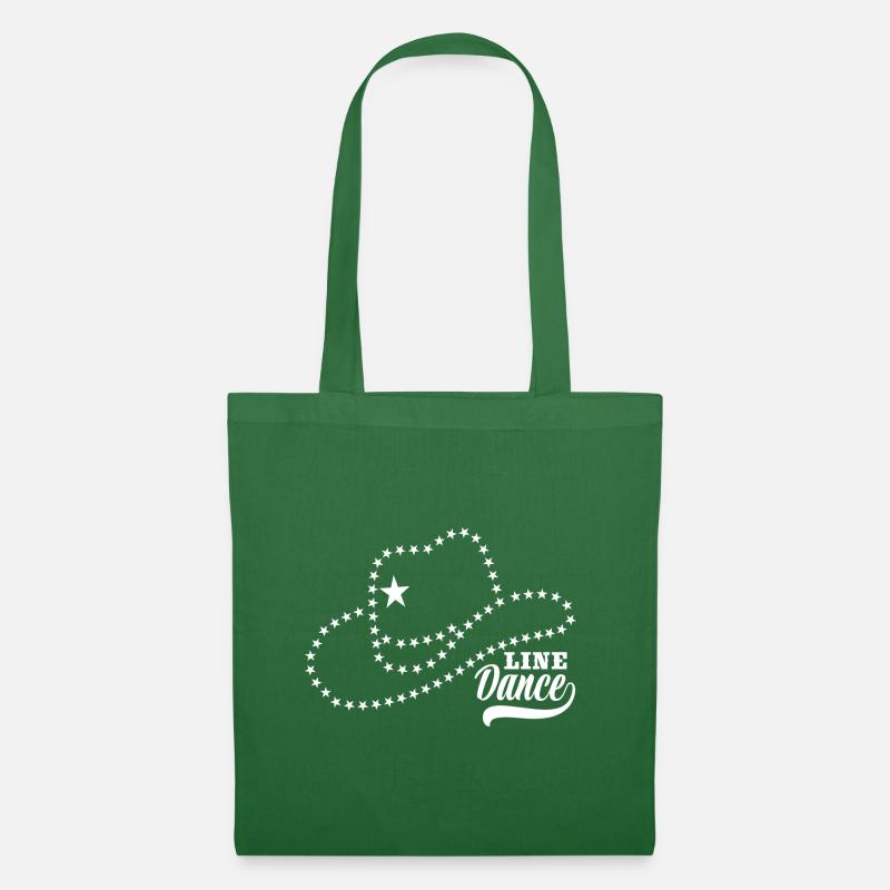 Linedance Linedancing Country Fan - Geschenk - Stoffbeutel - Fichte